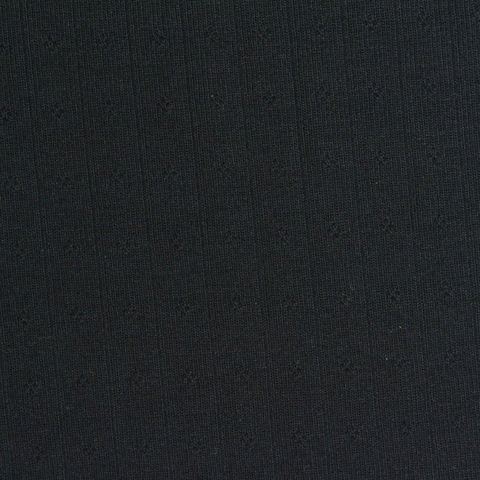 Jacquard Polyester Viscose Stretch Pointelle Knit Fabric