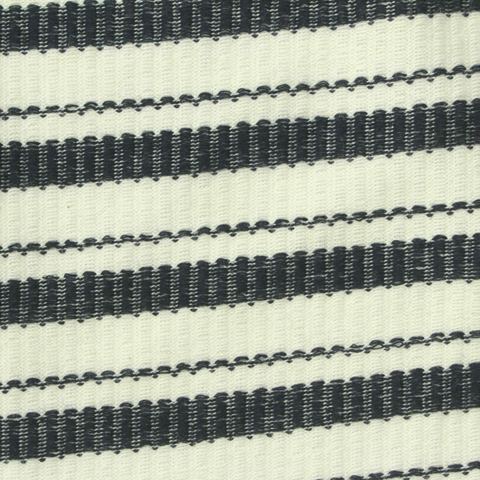 Striped 100% Cotton Knit Fabric