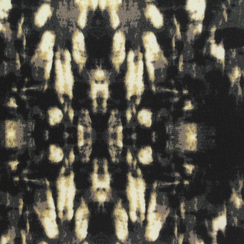 Printed Polyester Stretch Linen-Look Fabric