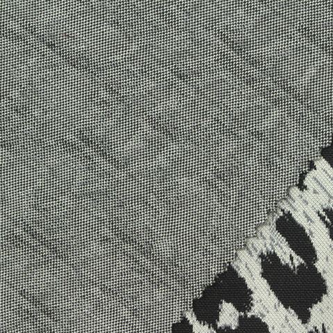 Jacquard Polyester Stretch Knit Fabric