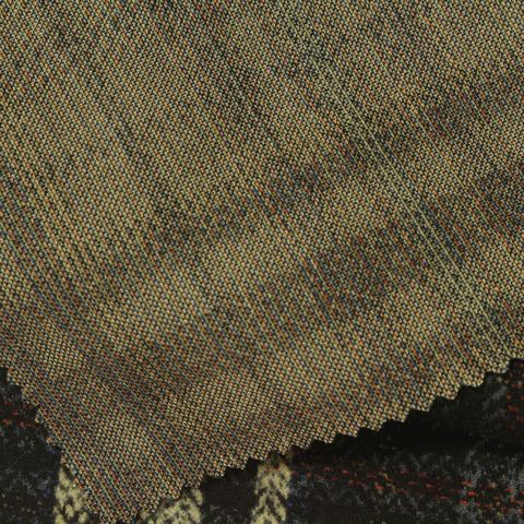 Jacquard Polyester Viscose Blend Stretch Knit Fabric