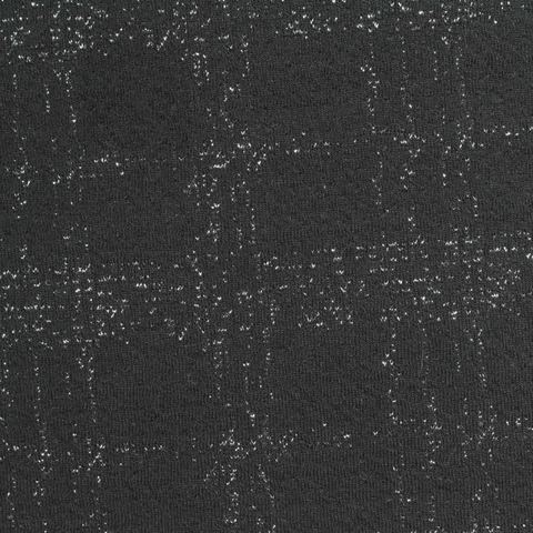 Jacquard Polyester Metallic Interlock Knit Fabric