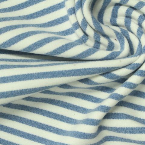 Striped Polyester Stretch Velvet Fabric