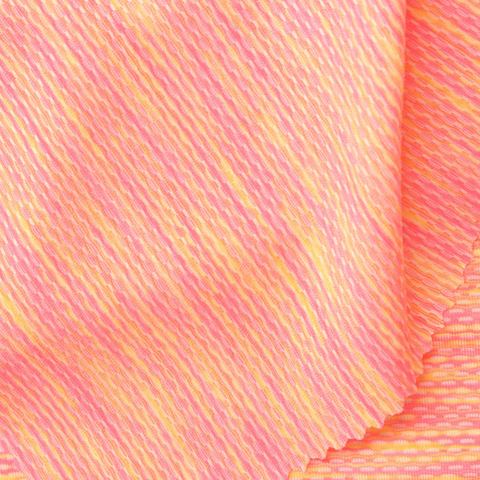 Heather Polyester Stretch Mesh Fabric