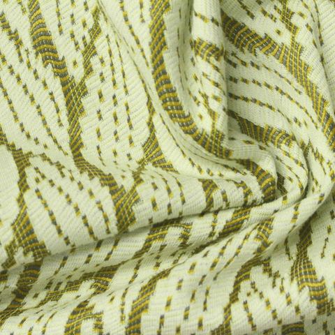 Jacquard Polyester Stretch Knit Fabric