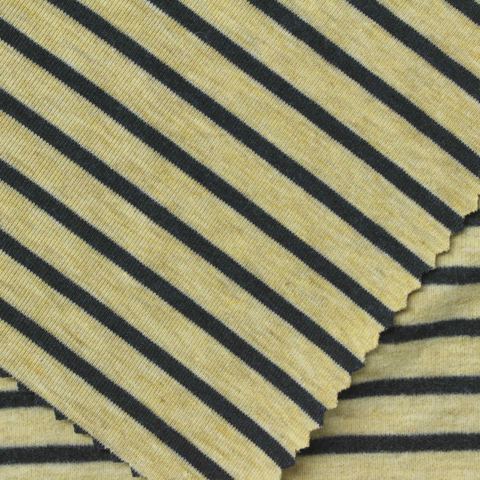 Fine Striped Polyester Knit Fabric