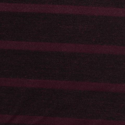 Striped Polyester Viscose Stretch Knit Fabric