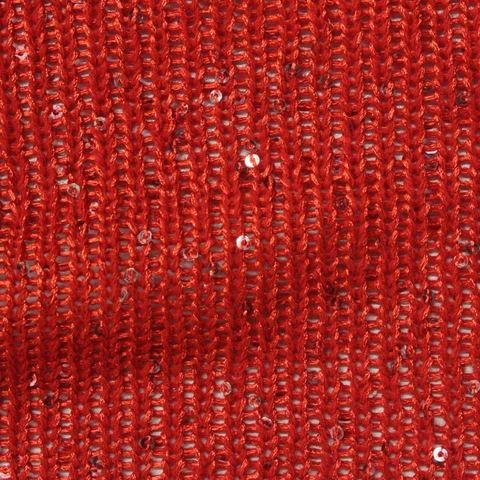 Fine Dotted Sequin Polyester Pointelle Knit Fabric