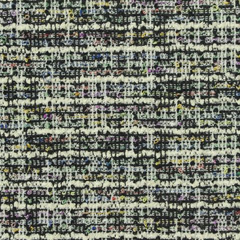 Jacquard Polyester Cotton Stretch Bouclé Fabric
