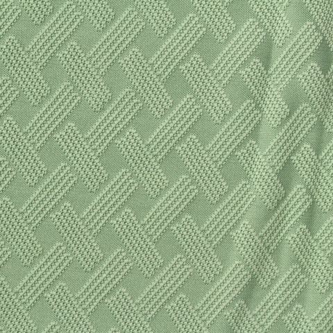 Jacquard Polyester Stretch Pointelle Knit Fabric
