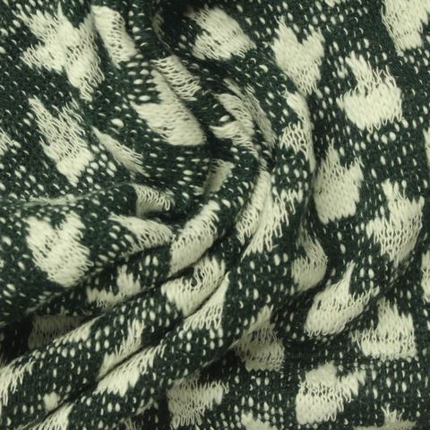 Jacquard Cotton Polyester Knit Fabric