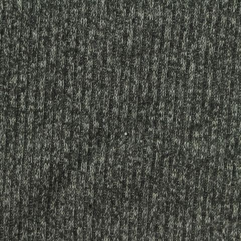 Heather Polyester Viscose Stretch Rib Knit Fabric