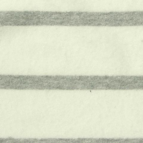 Striped Polyester Viscose Blend Knit Fabric