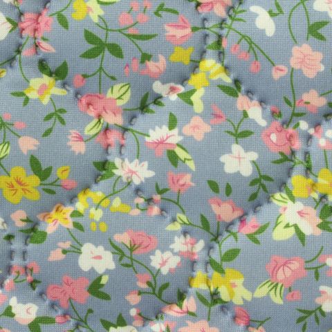 Pink Floral Milk Silk Knit, Polyester
