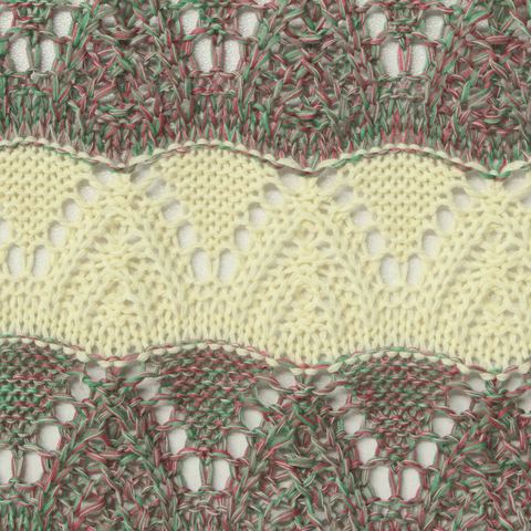 Jacquard Polyester Pointelle Knit Fabric