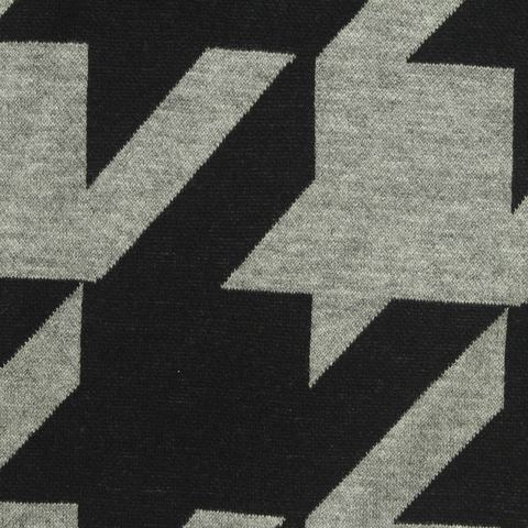 Plaid Polyester Viscose Stretch Knit Fabric