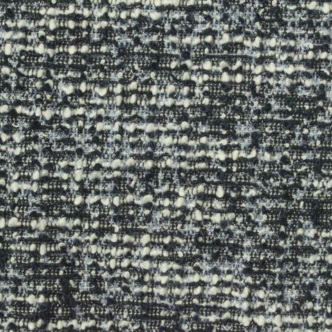 Black Marl Bouclé, Poly-Cotton