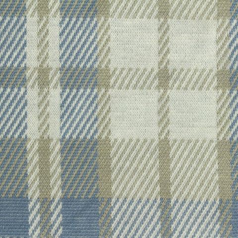 Bold Plaid Polyester Stretch Knit Fabric