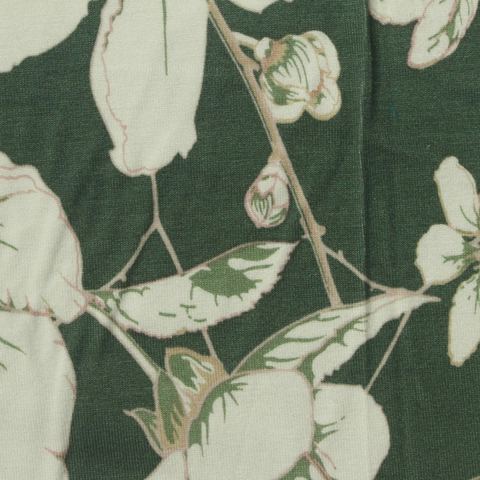 Bold Floral Viscose Stretch Knit Fabric