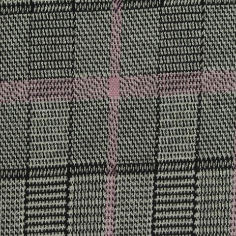 Black Plaid Bouclé