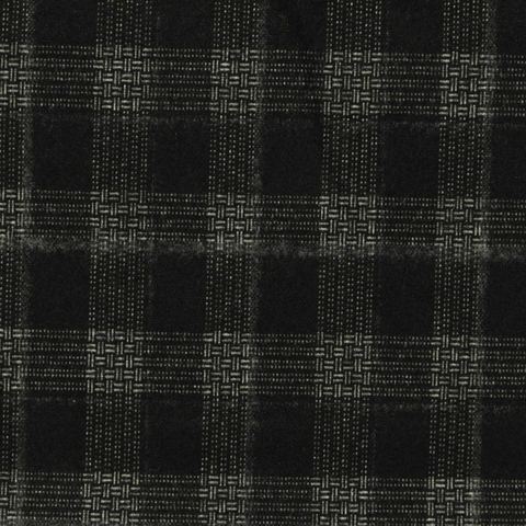 Plaid Brushed Polyester Viscose Stretch Woven Fabric