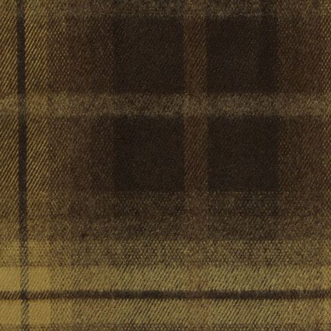 Bold Plaid Brushed Polyester Viscose Stretch Woven Fabric
