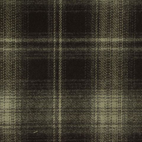 Bold Plaid Brushed Polyester Viscose Stretch Woven Fabric