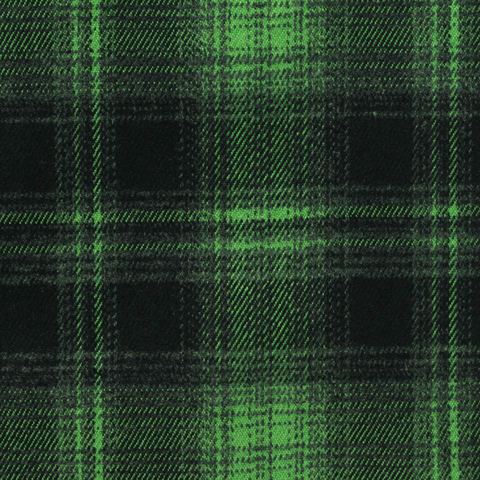 Black Plaid Woven, Poly-Viscose