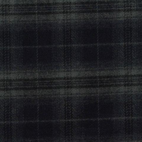 Bold Plaid Brushed Polyester Viscose Stretch Woven Fabric