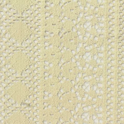 Light Cream Floral Lace, Cotton-Nylon
