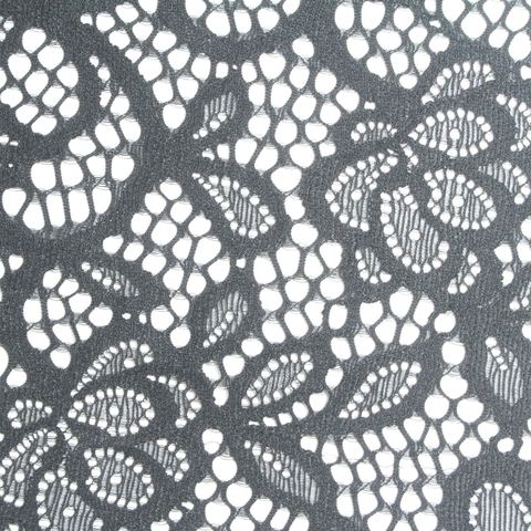 Black Floral Lace, Nylon