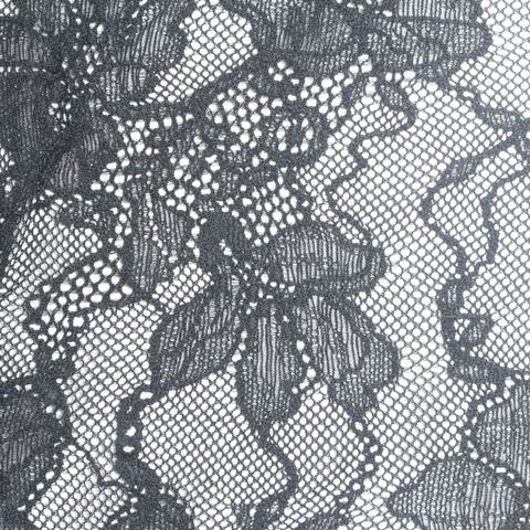 Black Floral Lace, Nylon-Spandex