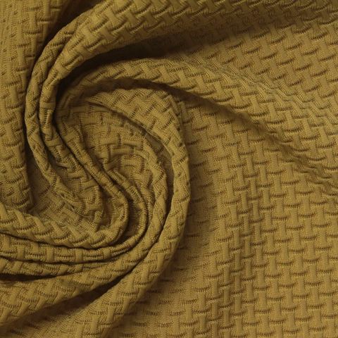 Jacquard Slub Nylon Stretch Warp Knit Fabric