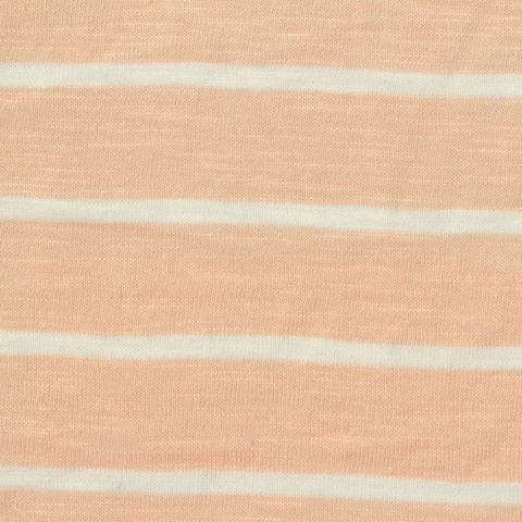 Striped Slub Cotton Modal Knit Fabric