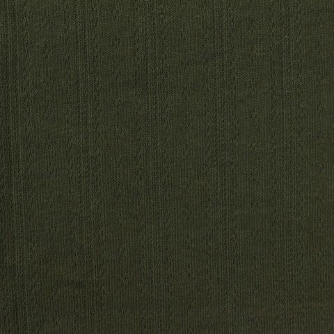 Jacquard Cotton Stretch Pointelle Knit Fabric