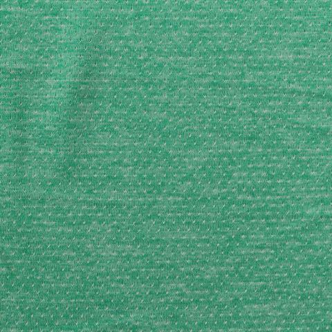 Heather Polyester Stretch Birdseye Knit Fabric
