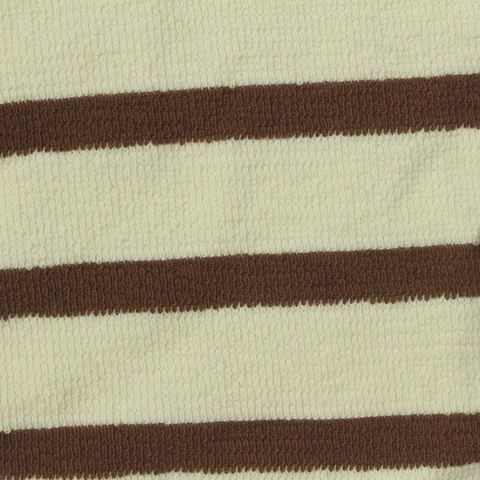 Bold Striped 100% Cotton French Terry Fabric