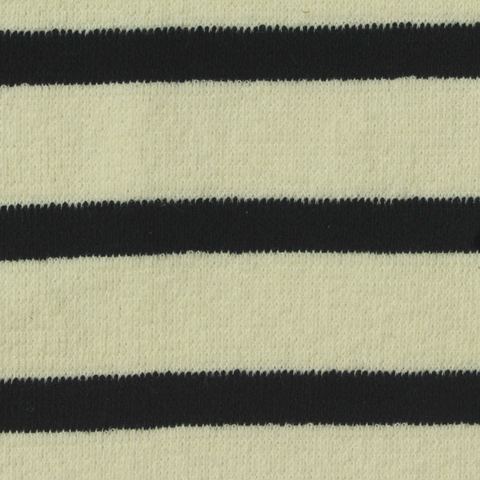 Striped 100% Cotton French Terry Fabric