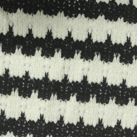 Striped 100% Polyester Chenille Fabric