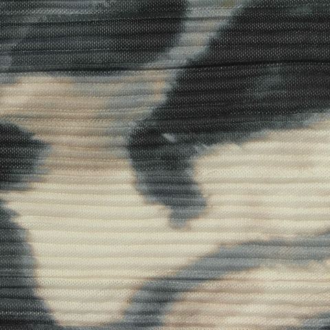 Animal Print Polyester Stretch Plissé Fabric