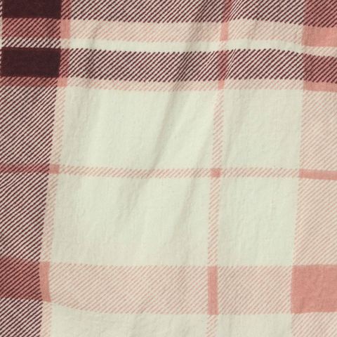 Bold Plaid Polyester Stretch Woven Fabric