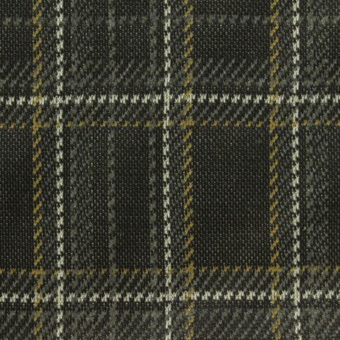 Bold Plaid Polyester Stretch Knit Fabric