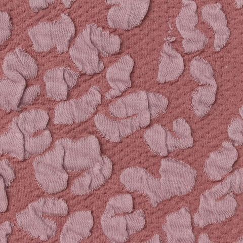 Jacquard Polyester Cotton Stretch Knit Fabric