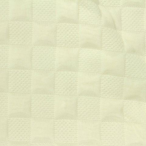 Plaid Polyester Stretch Fleece Fabric