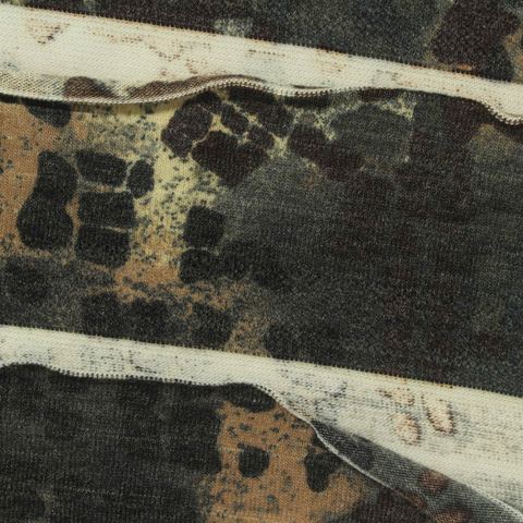 Animal Print Polyester Stretch Knit Fabric