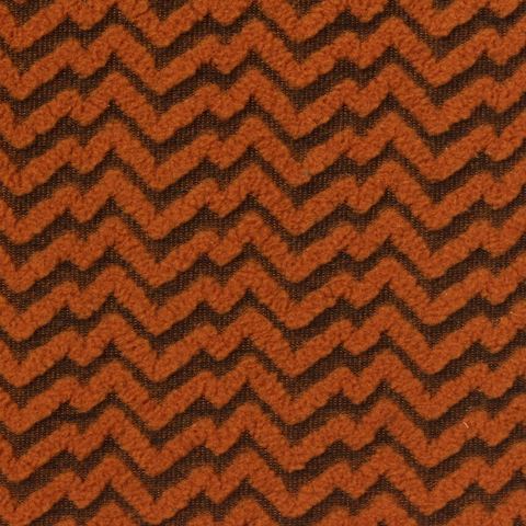 Orange Chevron Fleece, Polyester
