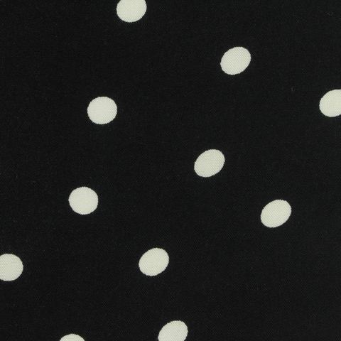 Dotted 100% Viscose Poplin Fabric