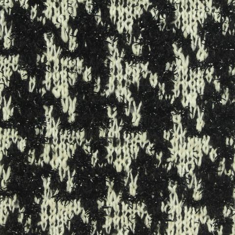 Plaid Polyester Cotton Bouclé Fabric