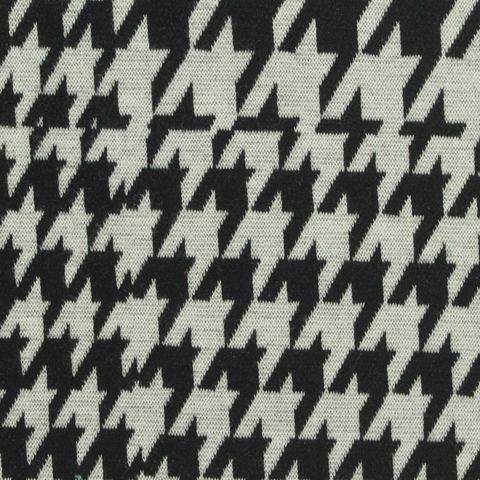 Plaid Polyester Viscose Stretch Knit Fabric