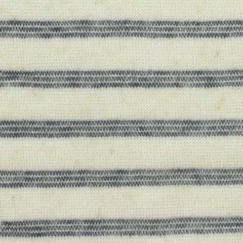 Fine Striped Viscose Polyester Blend Metallic Knit Fabric